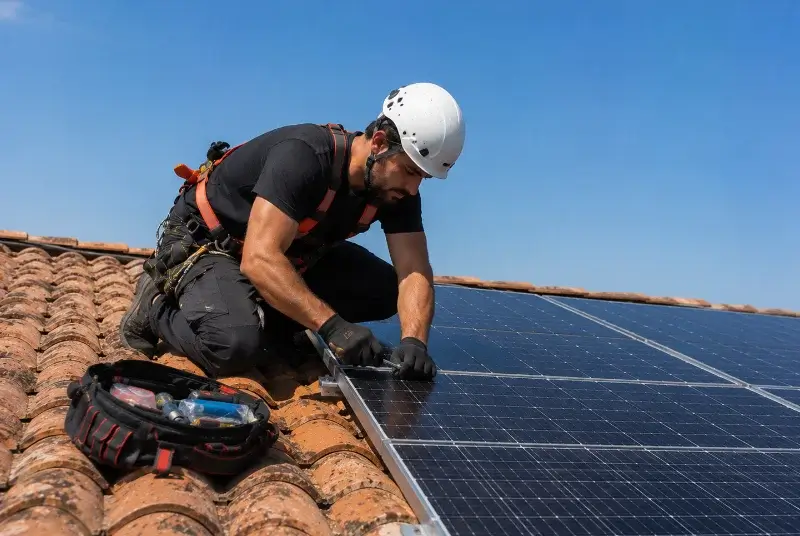 Maintenance et monitoring de panneaux solaires à Thonon-les-Bains