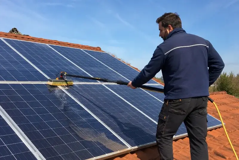 Nettoyage et entretien de panneaux solaires à Thonon-les-Bains